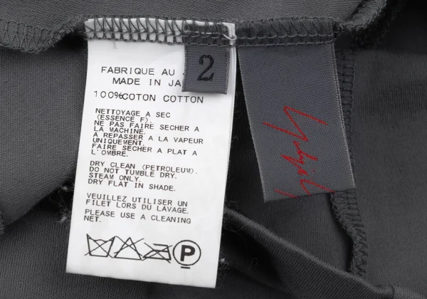 Yohji Yamamoto NOIR Cotton T Shirt K-170335_010