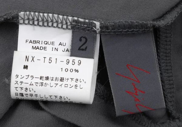 Yohji Yamamoto NOIR Cotton T Shirt K-170335_011