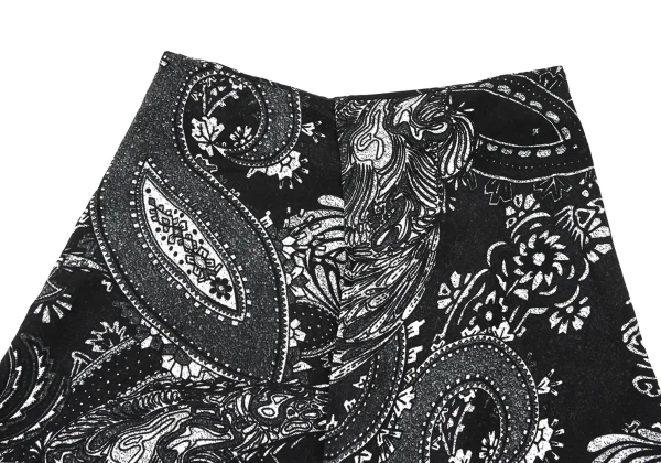 Yohji Yamamoto NOIR Silk Paisley Asymmetrical Pants K-170336_003