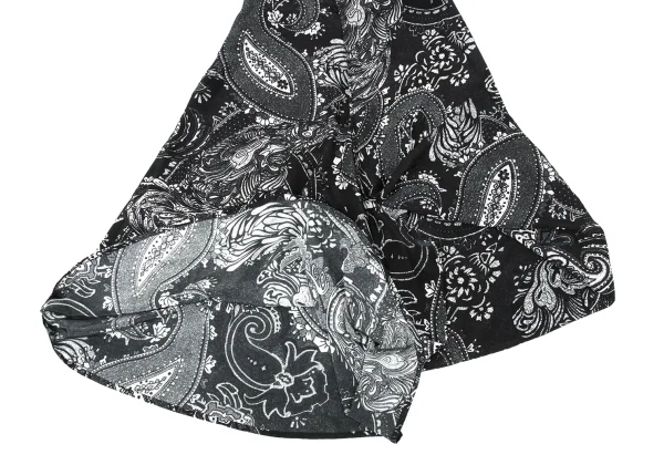 Yohji Yamamoto NOIR Silk Paisley Asymmetrical Pants K-170336_007