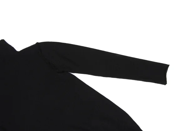 Yohji Yamamoto NOIR Wool Asymmetrical Turtleneck Knit Sweater K-170337_005