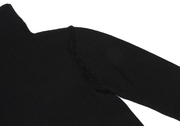 Yohji Yamamoto NOIR Wool Asymmetrical Turtleneck Knit Sweater K-170337_006