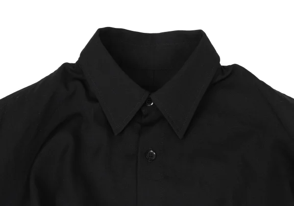 Yohji Yamamoto NOIR Wool Gabardine Button Design Shirt K-170338_004