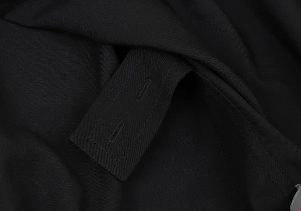 Yohji Yamamoto NOIR Wool Gabardine Button Design Shirt K-170338_012