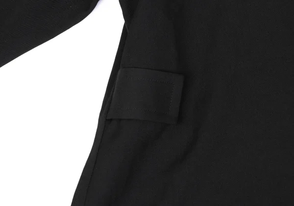 Yohji Yamamoto NOIR Wool Gabardine Button Design Shirt K-170338_015