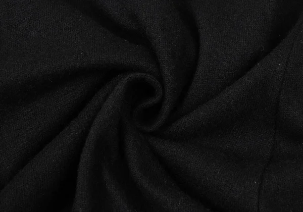 Yohji Yamamoto NOIR Wool Blend Half-zip Hooded Knit Dress K-170341_013
