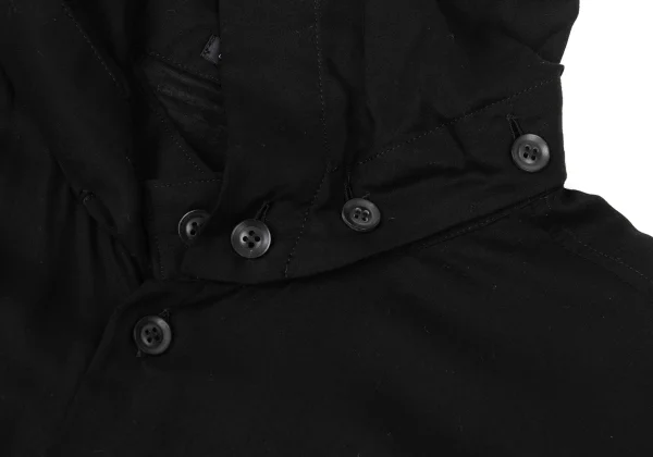 Yohji Yamamoto NOIR Tencel Hooded Shirt Dress K-170342_006