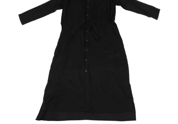 Yohji Yamamoto NOIR Tencel Hooded Shirt Dress K-170342_011