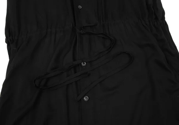 Yohji Yamamoto NOIR Tencel Hooded Shirt Dress K-170342_012