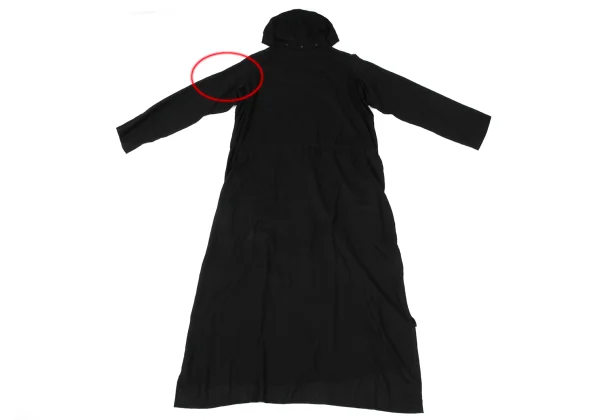 Yohji Yamamoto NOIR Tencel Hooded Shirt Dress K-170342_014