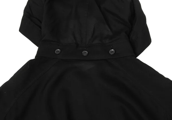 Yohji Yamamoto NOIR Tencel Hooded Shirt Dress K-170342_016