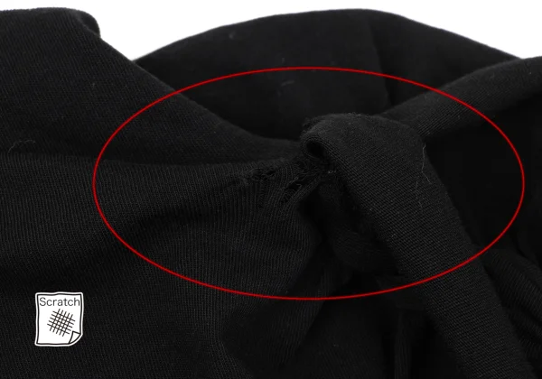 Yohji Yamamoto FEMME Cotton Knot Design T-shirt K-170344_004