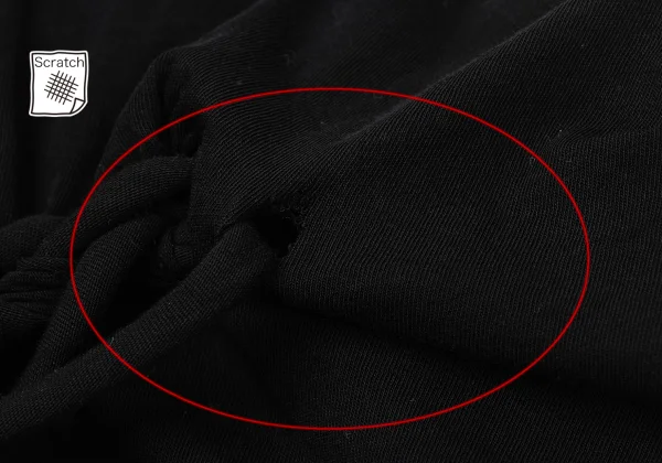 Yohji Yamamoto FEMME Cotton Knot Design T-shirt K-170344_005