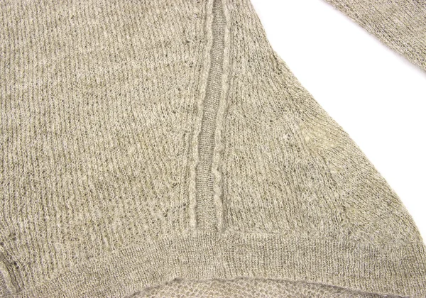 Yohji Yamamoto FEMME Mohair Blend Front Switching Knit Sweater K-170346_007