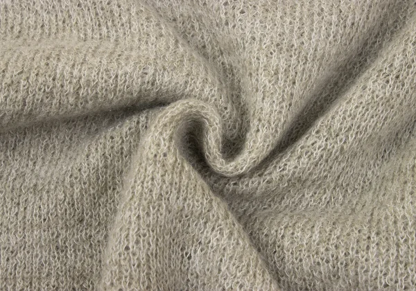 Yohji Yamamoto FEMME Mohair Blend Front Switching Knit Sweater K-170346_011