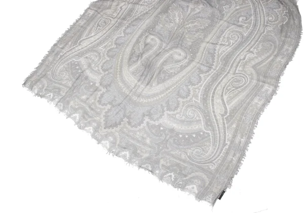 FRANCOFERRARI Paisley Fringe Stole K-170355_003
