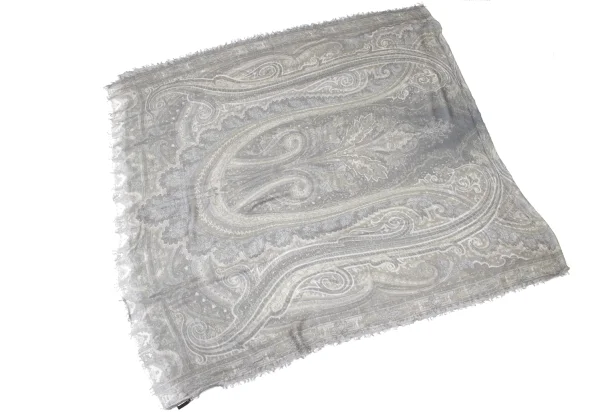 FRANCOFERRARI Paisley Fringe Stole K-170355_006