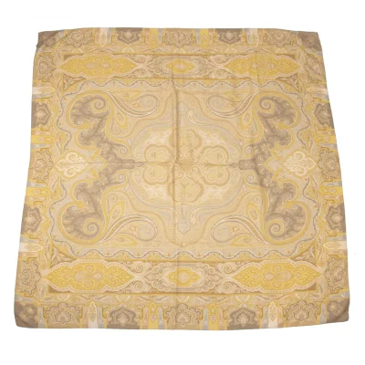 ETRO Wool Silk Paisley Scarf