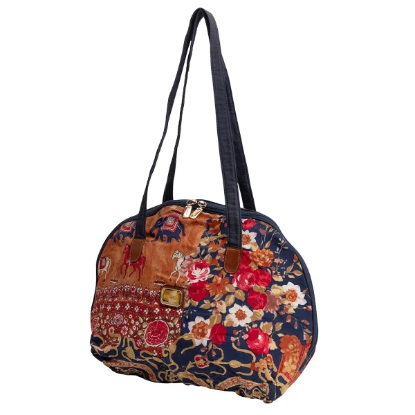BALLY Animal Flower Printed Shoulder Bag Multi-Color  K-170358_001