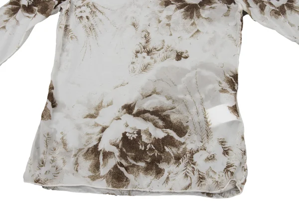 Yohji Yamamoto FEMME Printed Nylon Stretch T Shirt K-170366_008