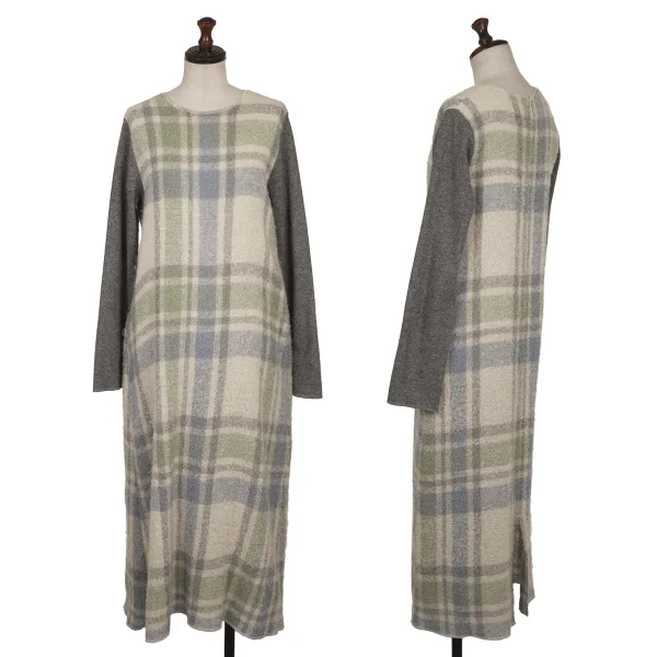 Y's for living Check Switching Loop Knit Dress Multi-Color S-M K-170368_001