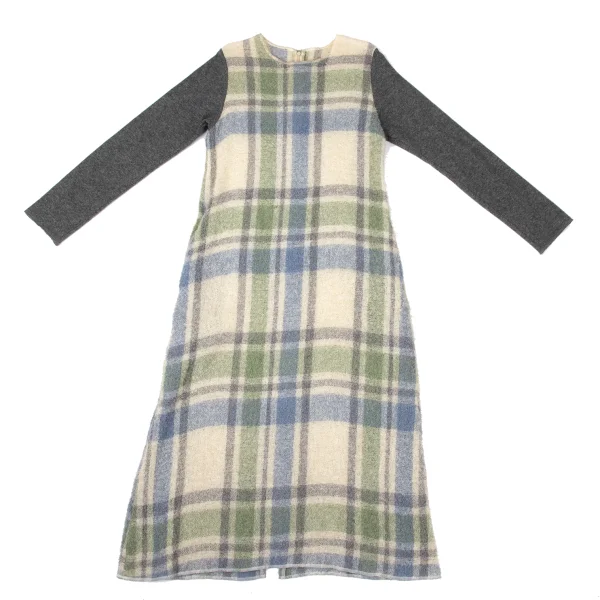 Y's for living Check Switching Loop Knit Dress K-170368_002