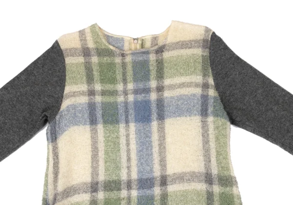 Y's for living Check Switching Loop Knit Dress K-170368_003