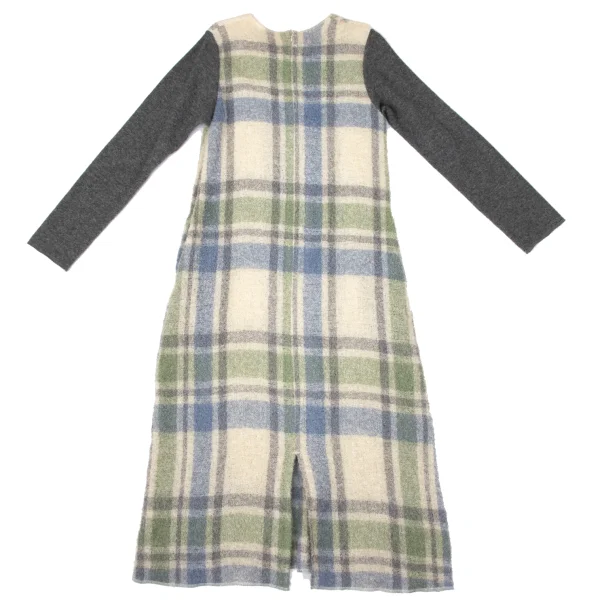 Y's for living Check Switching Loop Knit Dress K-170368_009