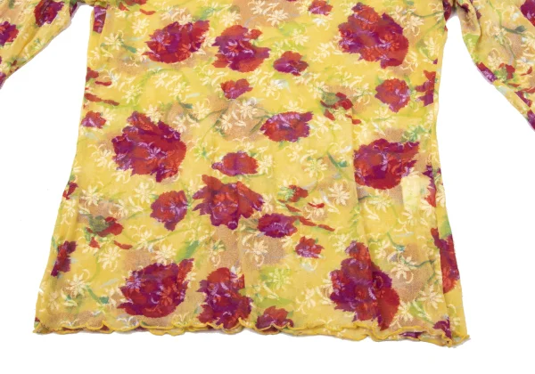 Iwish Botanical Jacquard Mesh T Shirt K-170369_007