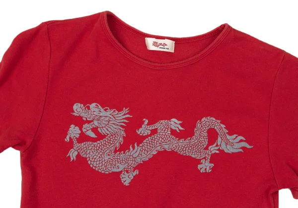 VIVIENNETAM Flocky Dragon Printed T Shirt K-170370_002