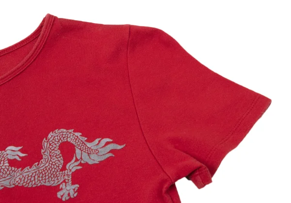 VIVIENNETAM Flocky Dragon Printed T Shirt K-170370_006
