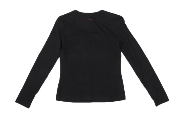 VIVIENNETAM Flocky Printed Gather Neck T Shirt K-170371_014