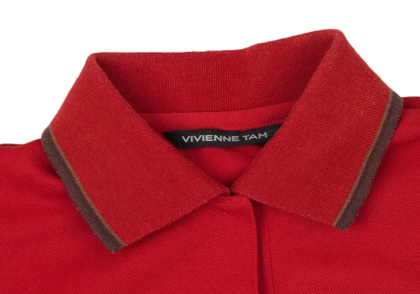 VIVIENNETAM One Point Rubber Dragon Polo Shirt K-170372_003