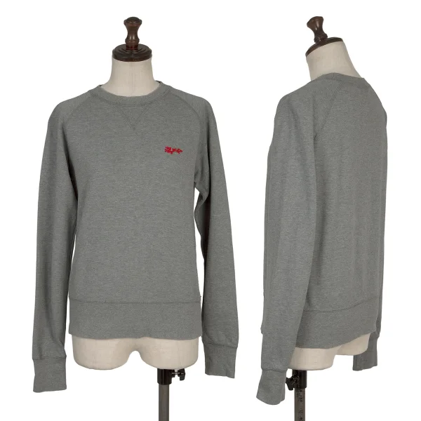 VIVIENNETAM One Point Rubber Dragon Sweat Shirt Grey 0 K-170373_001