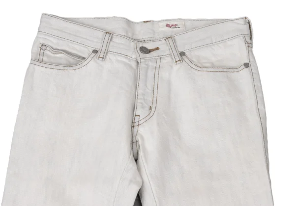 VIVIENNETAM Cotton Uneven Dyeing Flare Jeans K-170376_002