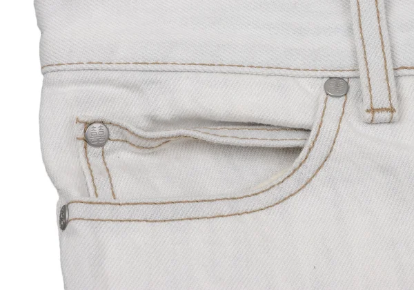 VIVIENNETAM Cotton Uneven Dyeing Flare Jeans K-170376_005