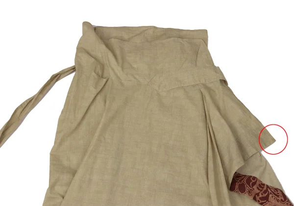 DRIES VAN NOTEN Cotton Floral Taping Wrap Skirt K-170380_003