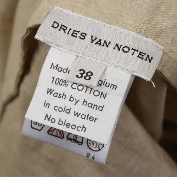 DRIES VAN NOTEN Cotton Floral Taping Wrap Skirt K-170380_015