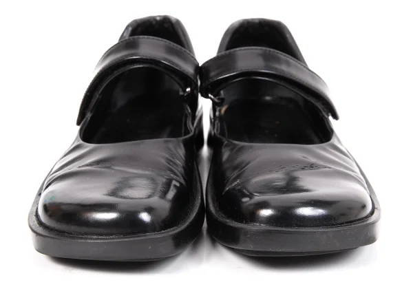 PRADA Square Toe Mary Jane Leather Shoes K-170385_004
