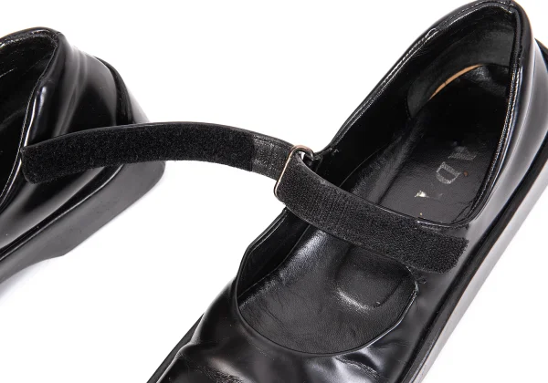 PRADA Square Toe Mary Jane Leather Shoes K-170385_007