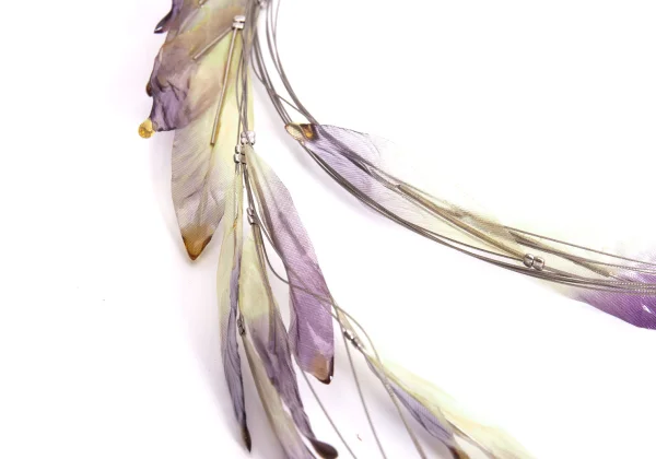 ISSEY MIYAKE Leaf Design Necklace K-170387_004