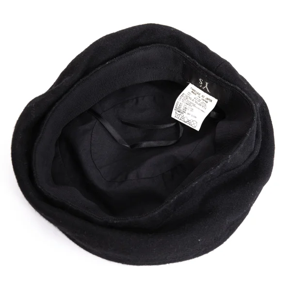 Y's Wool Nylon Circle Switching Beret K-170391_008