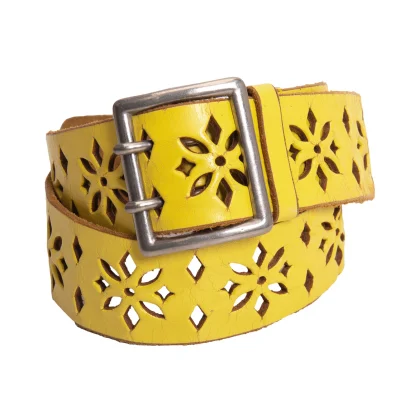 Y's Cutting Leather Belt