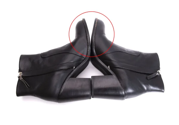 Y's Side Zip Leather Heel Boots K-170395_008