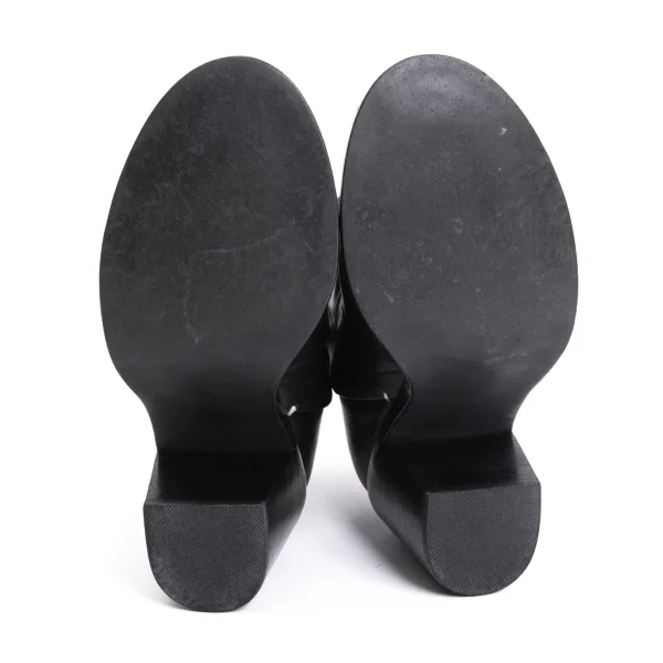 Y's Side Zip Leather Heel Boots K-170395_013
