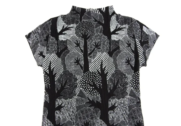 PLEATS PLEASE Mist Pleats Tree Printed T Shirt K-170402_003