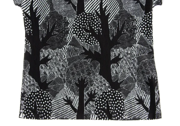 PLEATS PLEASE Mist Pleats Tree Printed T Shirt K-170402_006