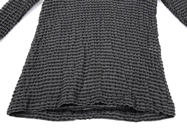 ISSEY MIYAKE HaaT Stripe Turtle Neck Top K-170406_009