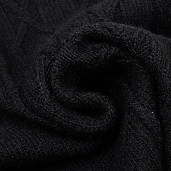 Yohji Yamamoto FEMME Cable Knit High-neck Sweater K-170410_012