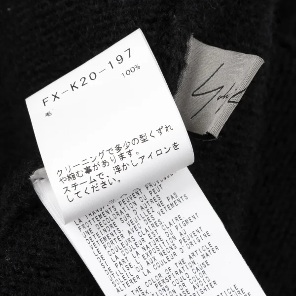 Yohji Yamamoto FEMME Cable Knit High-neck Sweater K-170410_014